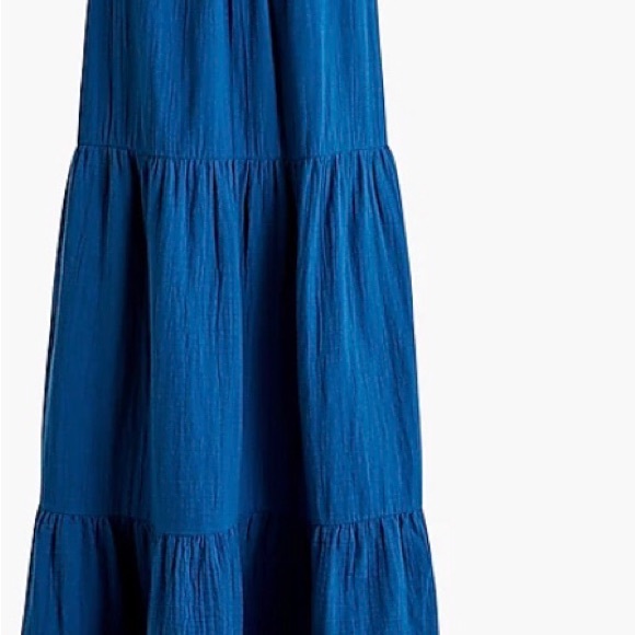 JCrew Factory ruffle strap gauze maxi dress - Picture 2 of 9